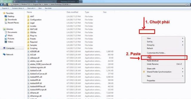 Đến thư mục lưu trữ có địa chỉ truy cập như trên