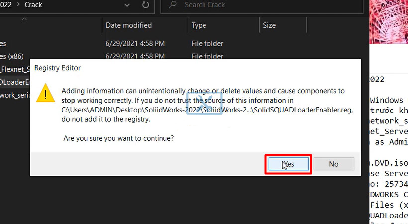 Hướng dẫn kích hoạt Solidworks 2022