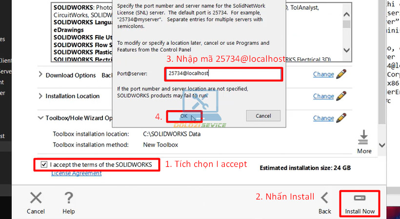 Hướng dẫn cài đặt Solidworks 2022
