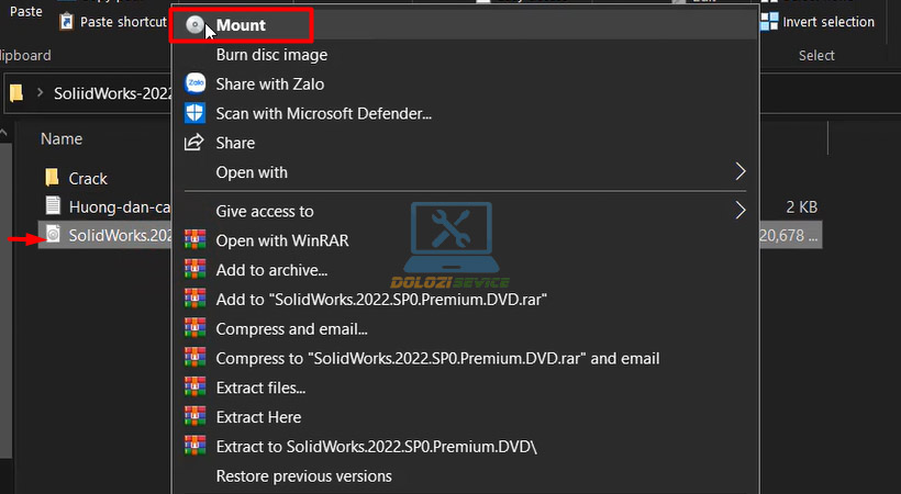 Hướng dẫn cài đặt Solidworks 2022