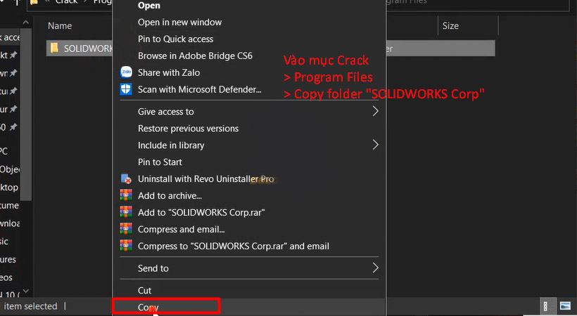 Hướng dẫn kích hoạt Solidworks 2022=1