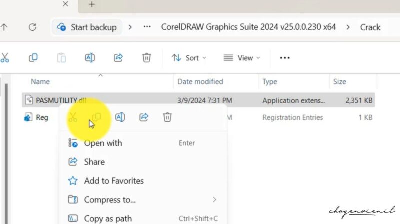 Vào file copy Pasmutility.dll